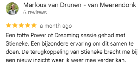 review dromen Marlous